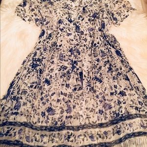 Anthropologie sheer dress